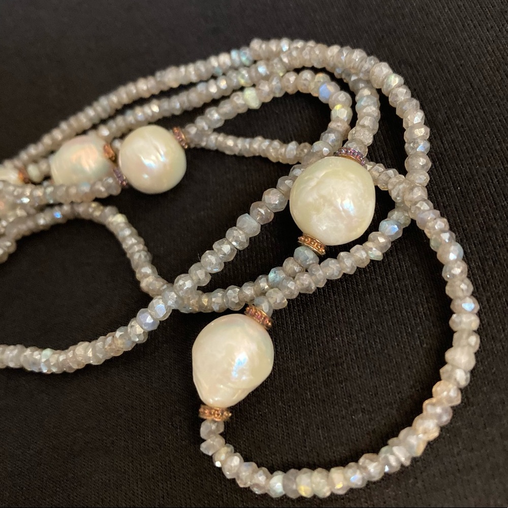Pearl and Bead Necklace
